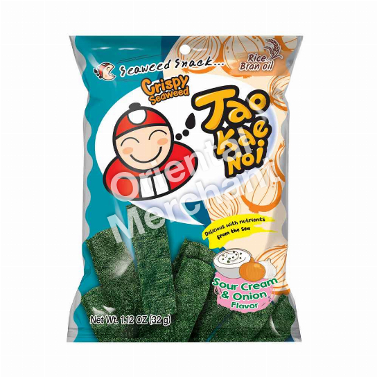 Tao Kae Noi Crispy Seaweed (Sour Cream & Onion Flavour) 32g