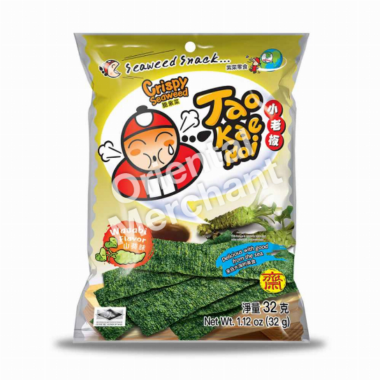 Tao Kae Noi Crispy Seaweed (Wasabi Flavour) 32g