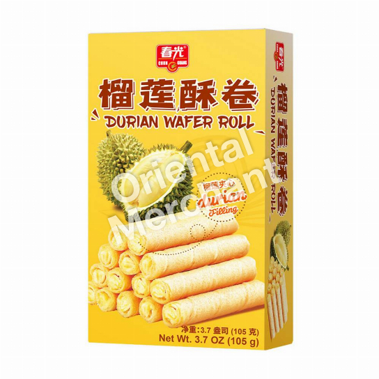 Chun Guang Durian Wafer Roll 105g