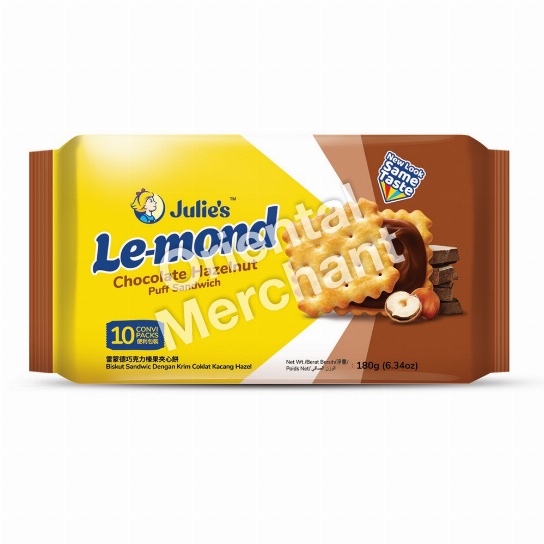 Julie's Le-mond Puff Sandwich (Chocolate Hazelnut Cream) 180g