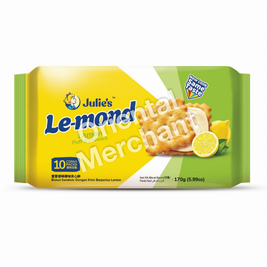 Julie's Le-mond Puff Sandwich (Lemon Flavoured Cream) 170g
