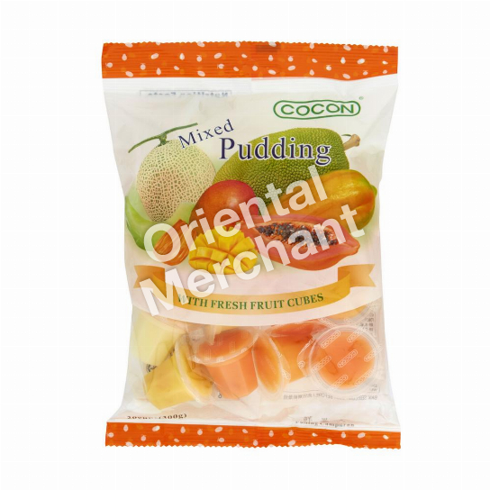 Cocon Mixed Pudding with Fresh Fruit Cubes 300g