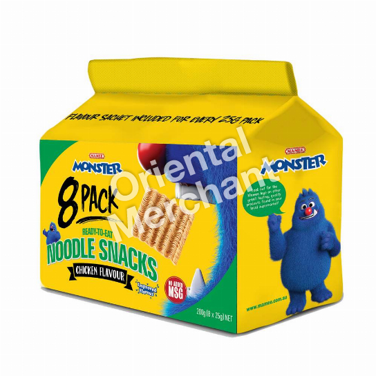 MAMEE MST NDL SNACK CHICKEN 8X25G