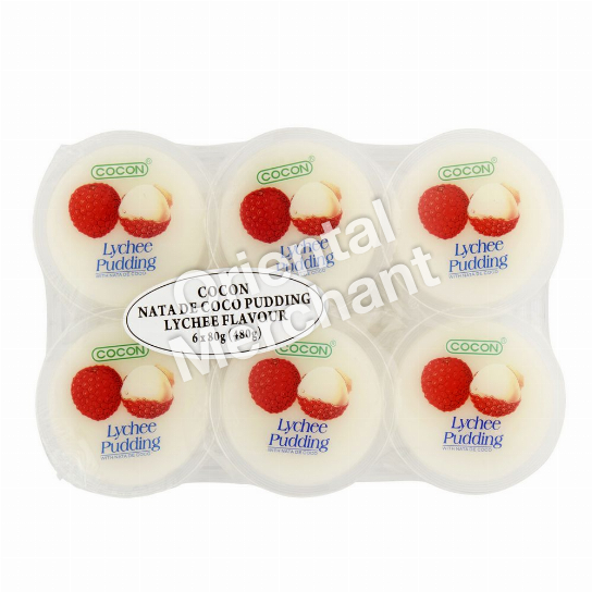 Cocon Nata De Coco Pudding Lychee Flavour 6x80g