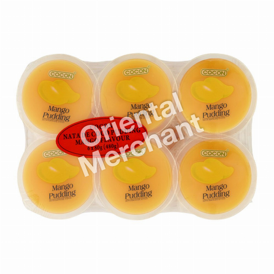 Cocon Nata De Coco Pudding Mango Flavour 6x80g