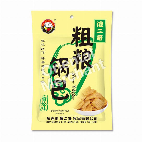 SHAERGE RICE CHIPS SCALLION 100G
