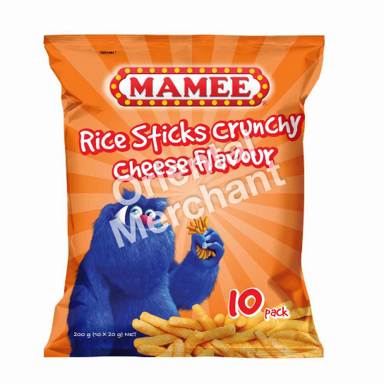 MAMEE RICE STK CRUNCHY CHESE 10x20G