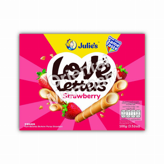 JULIES CRM WFR ROLL STRAWBERRY 100G