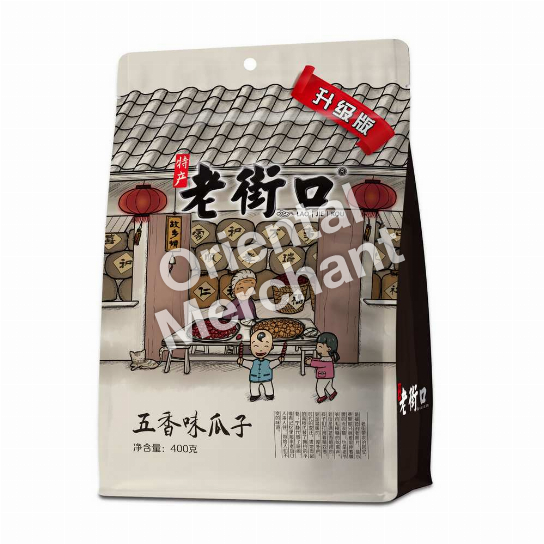 Lao Jie Kou Sunflower Seeds Five-Spice Flavour 400g