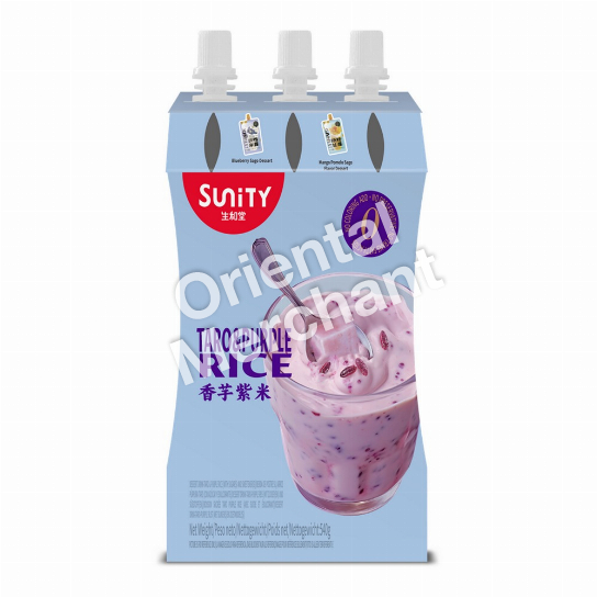 Sunity Taro & Purple Rice Jelly Drink 3x180g