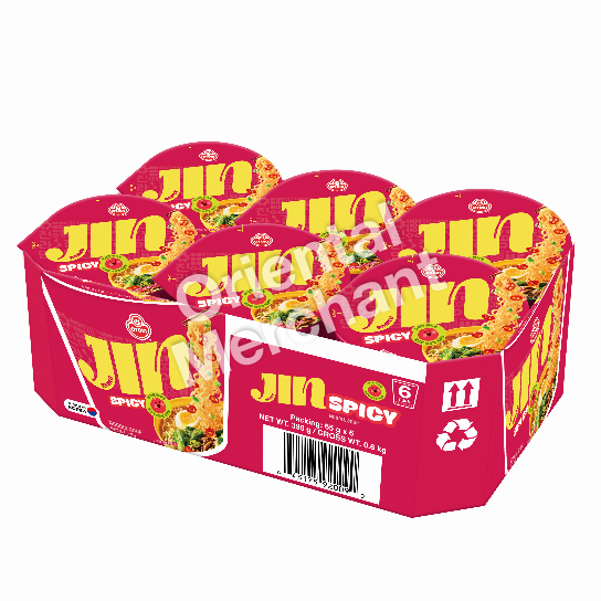 OTTOGI CUP JIN RAMEN SPICY 6X65G