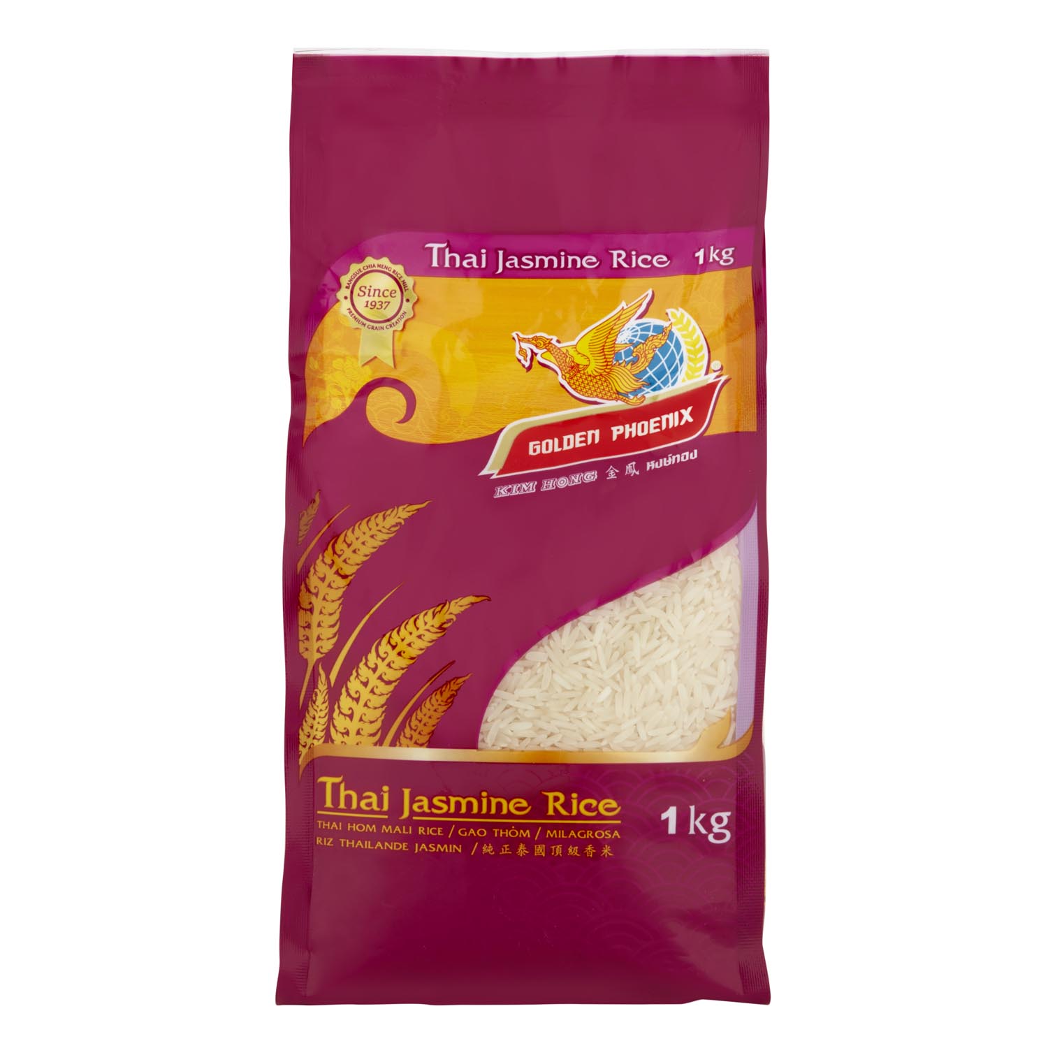 Golden Phoenix Thai Jasmine Rice 1kg