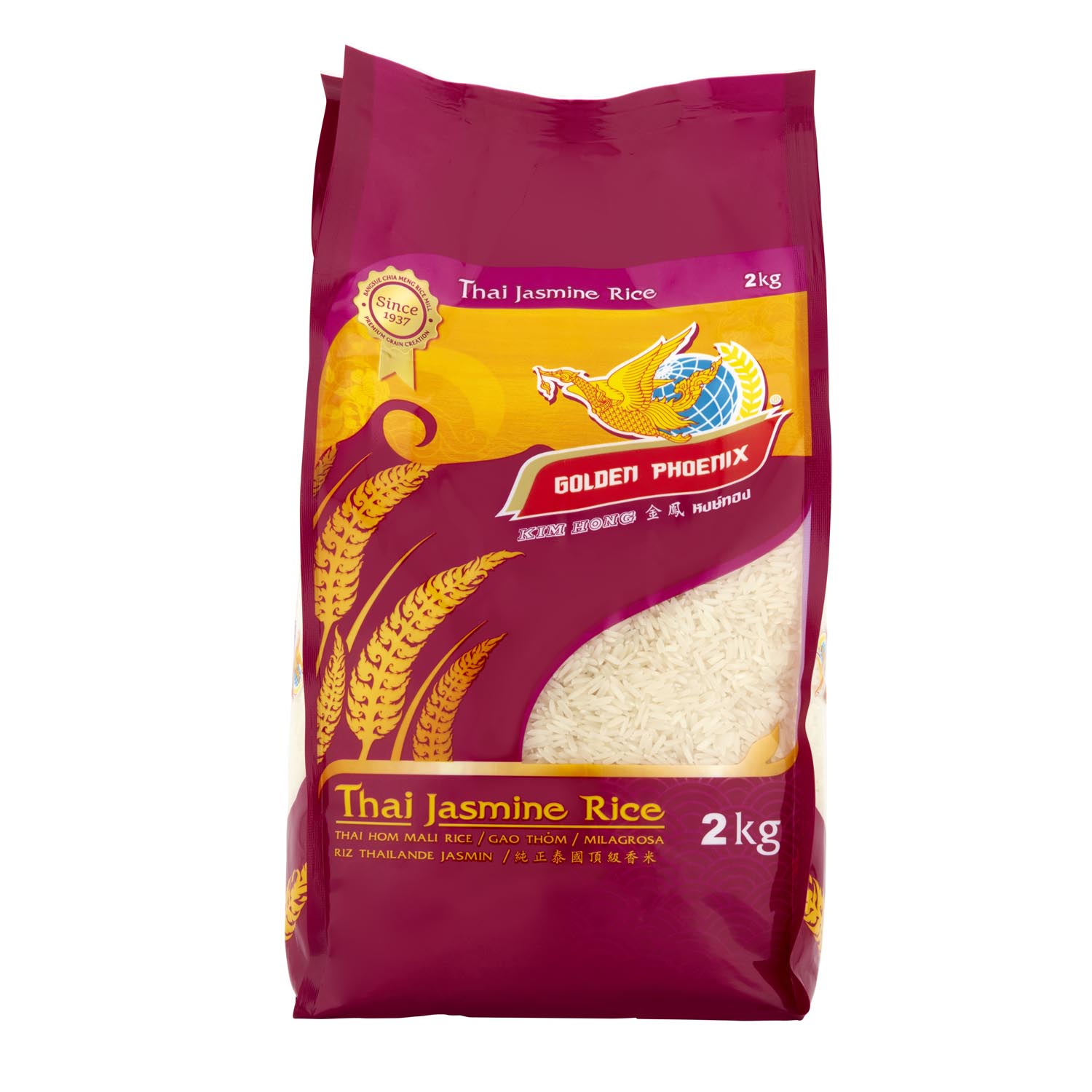Golden Phoenix Thai Jasmine Rice 2kg