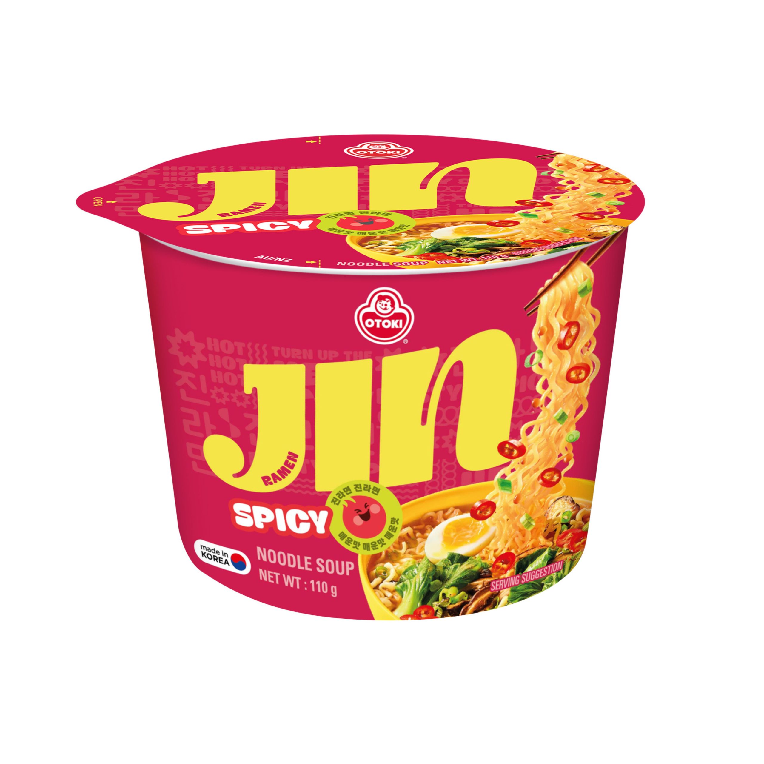 OTOKI Jin Ramen Mild Bowl Noodle 110g