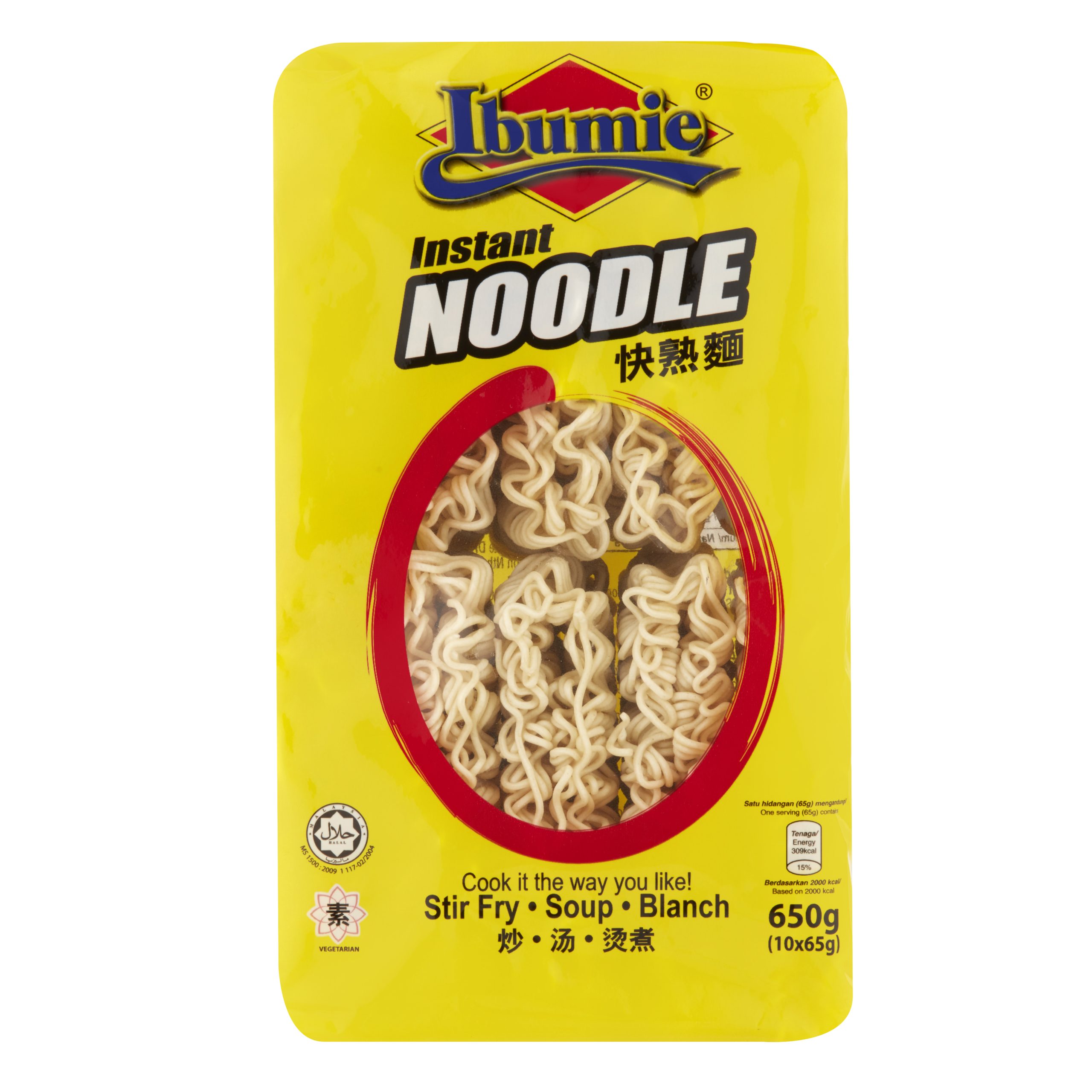 Ibumie Instant Noodles 65gx10packs