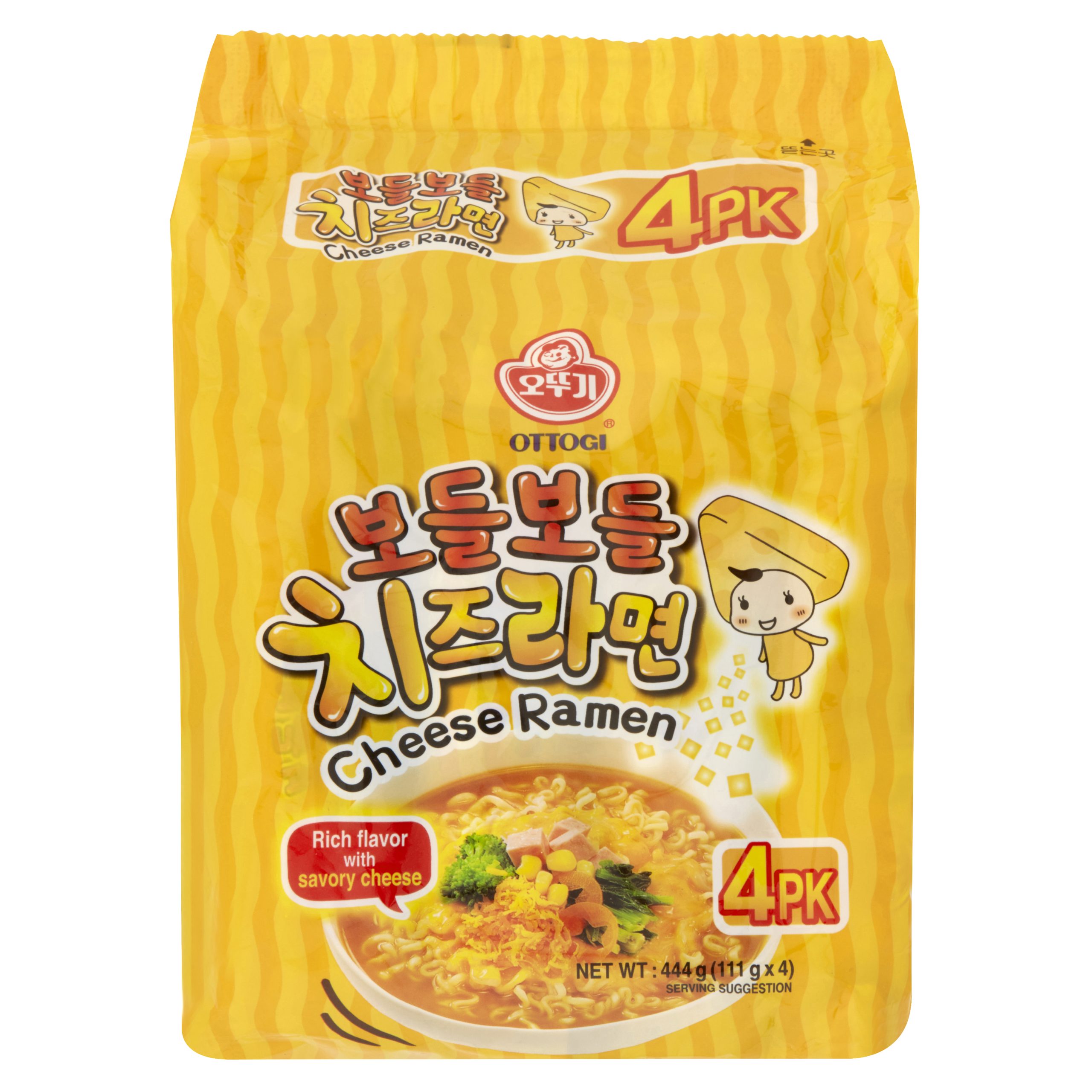 Ottogi Cheese Ramen 111gx4packs