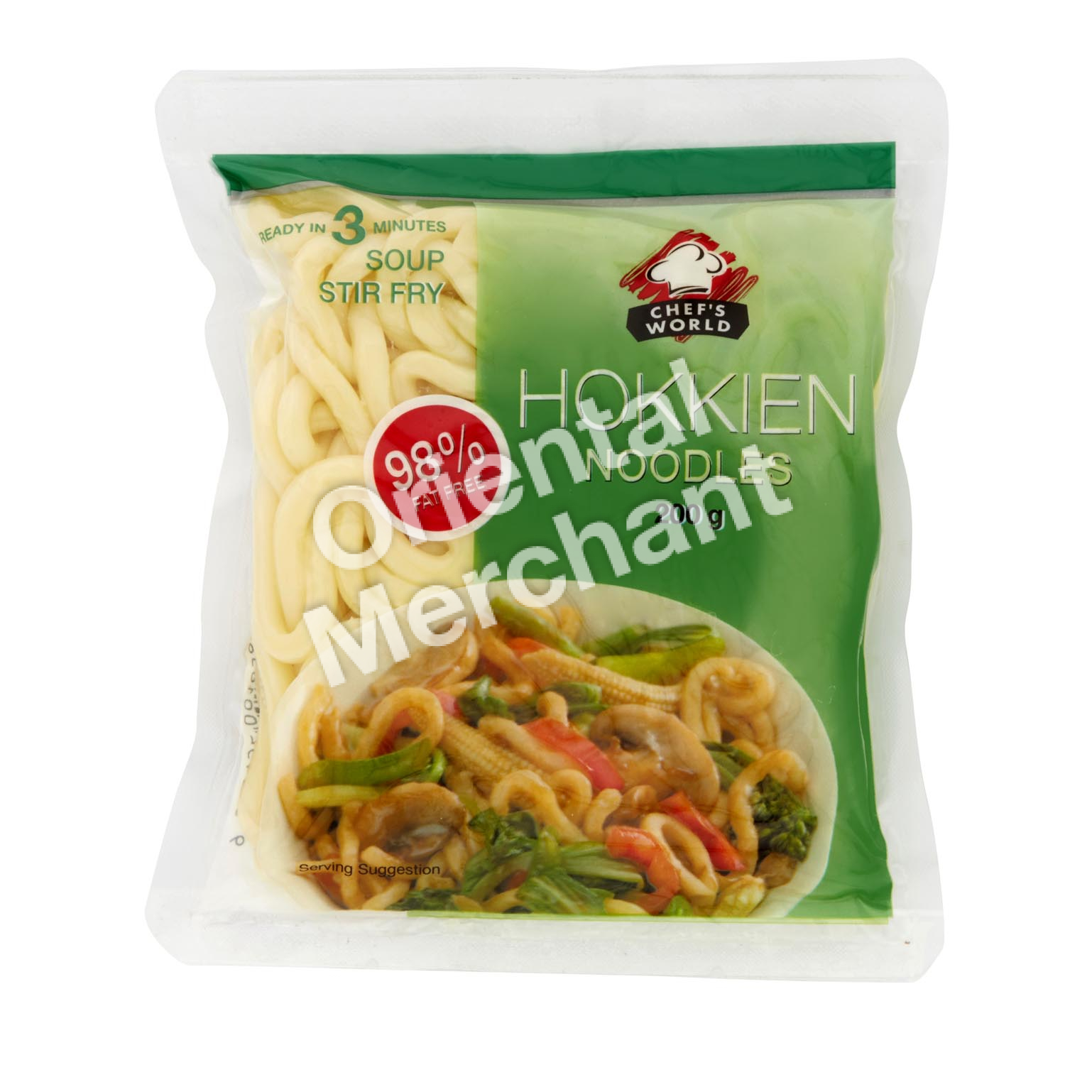 Chef's World Hokkien Noodles 200g