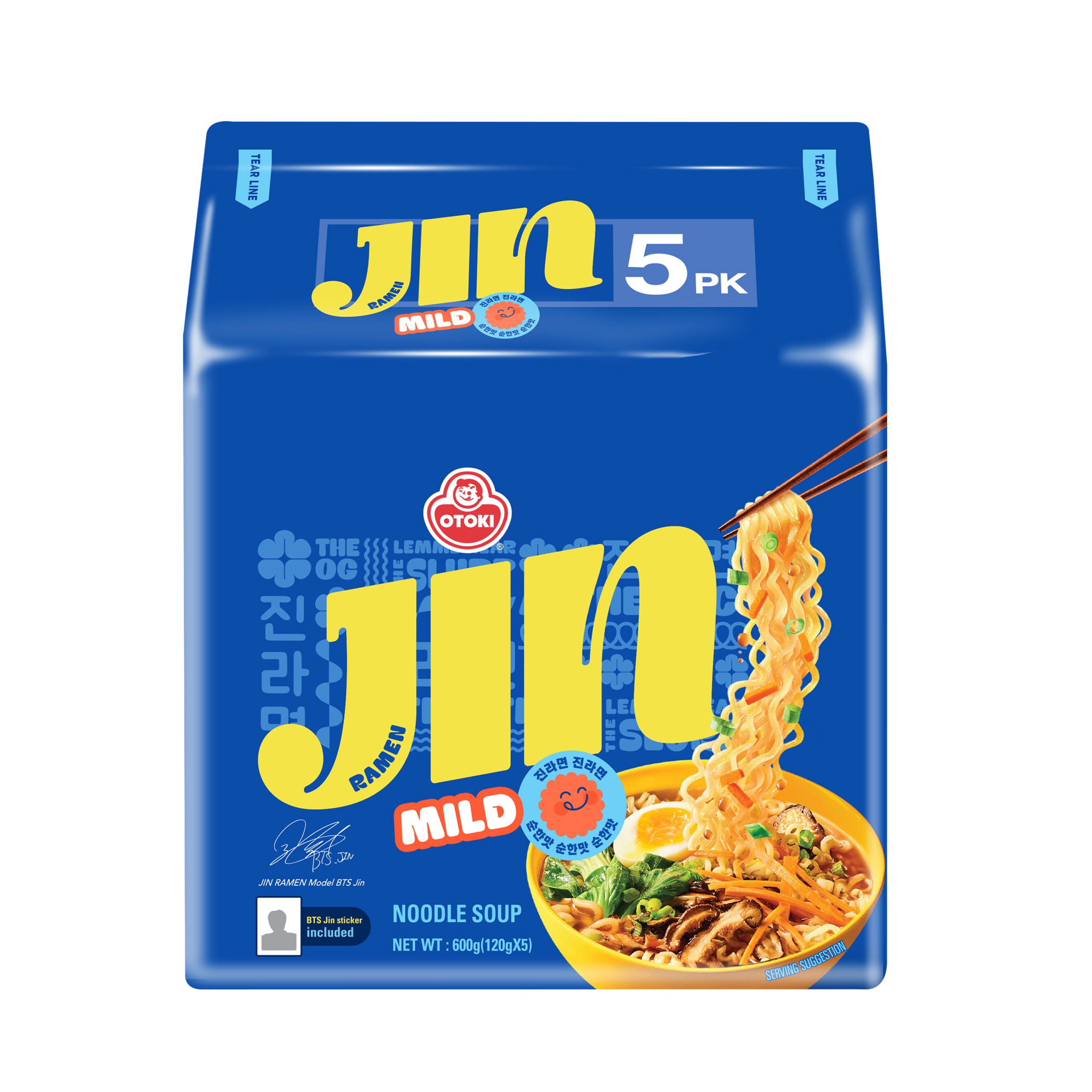 Otoki Jin Ramen Mild 120gx5packs