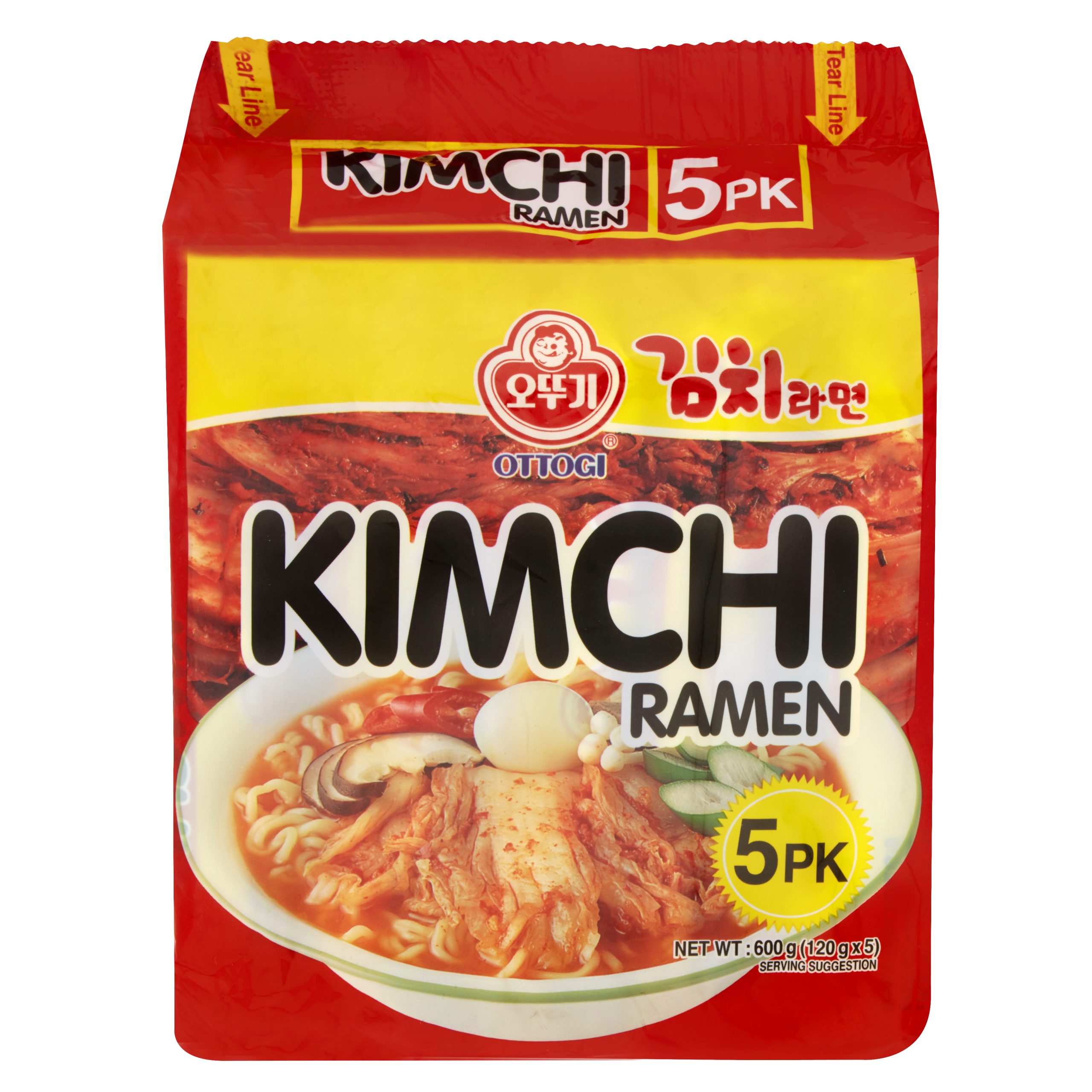 Ottogi Kimchi Ramen 120gx5packs