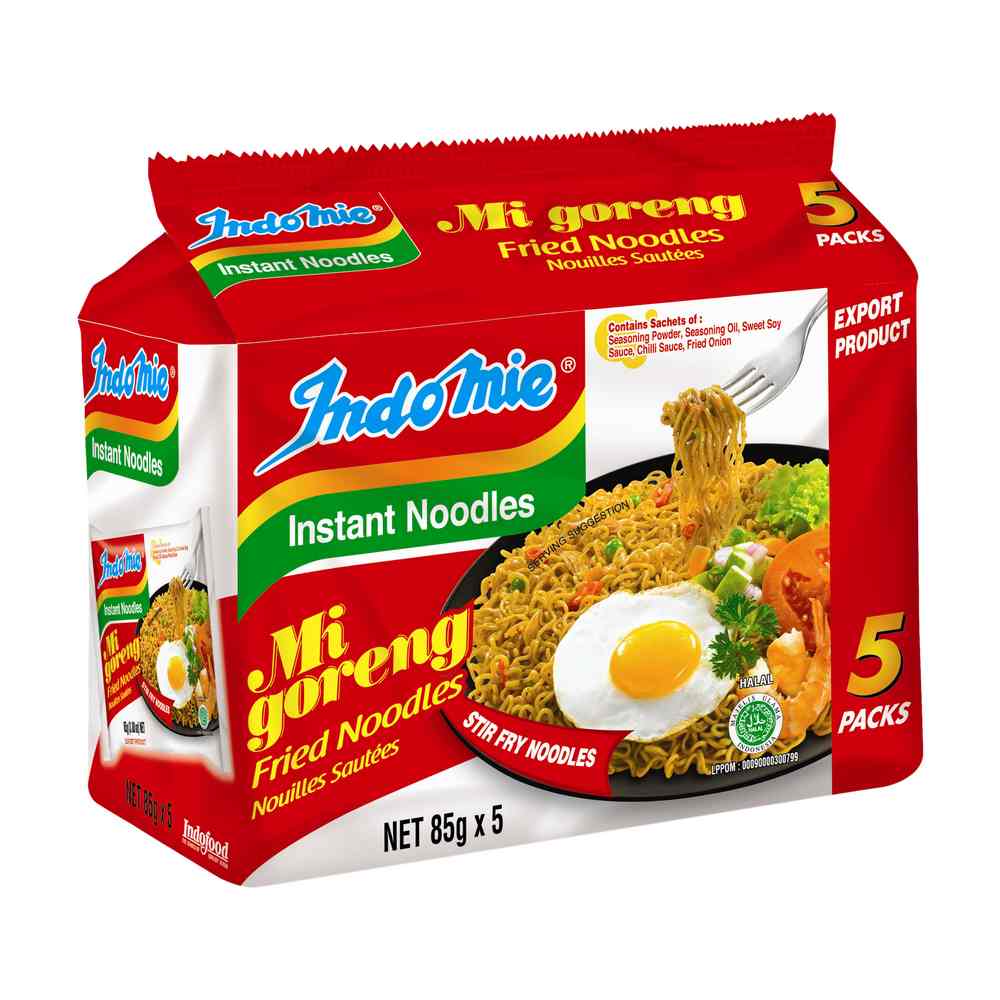 Indomie Instant Noodles Mi Goreng 85gx5packs