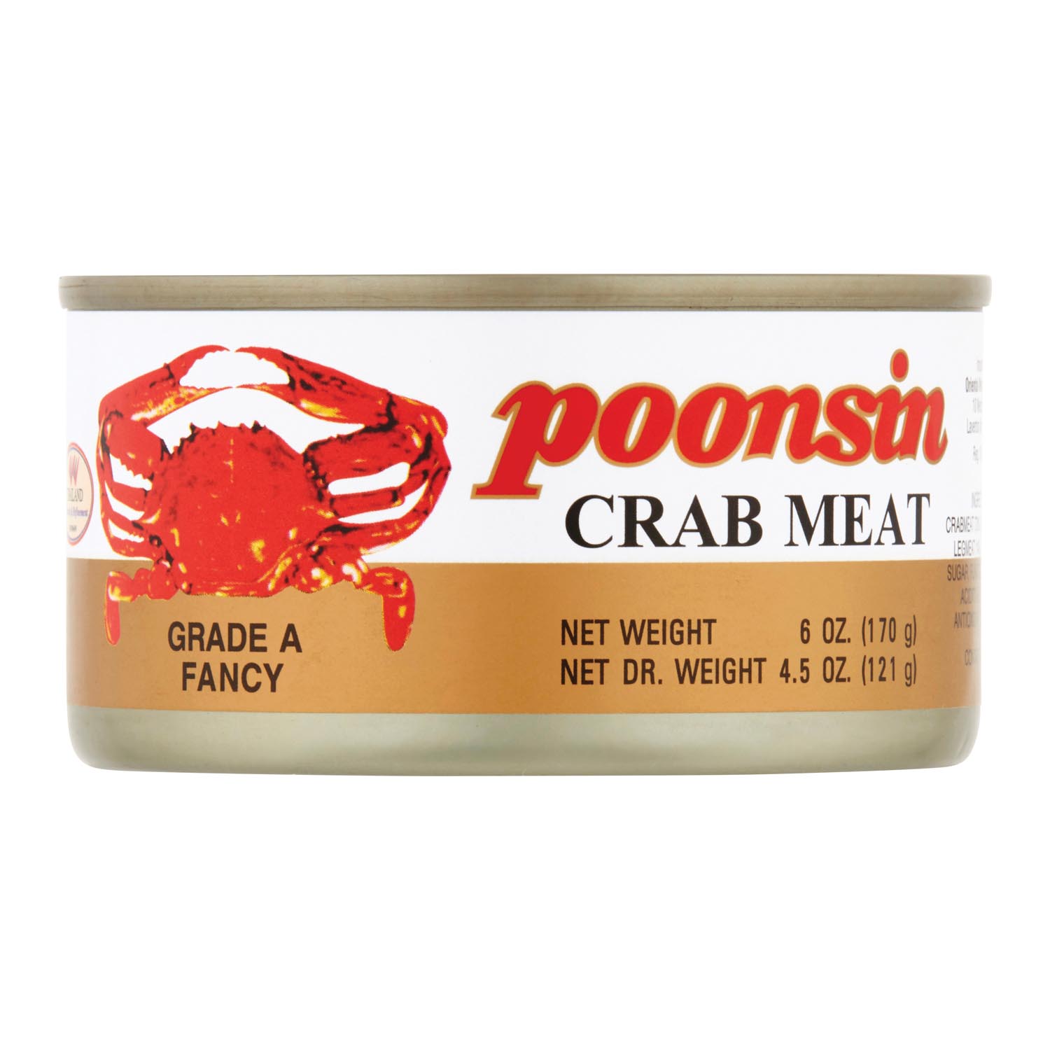Poonsin Crab Meat (Grade A Fancy) 170g