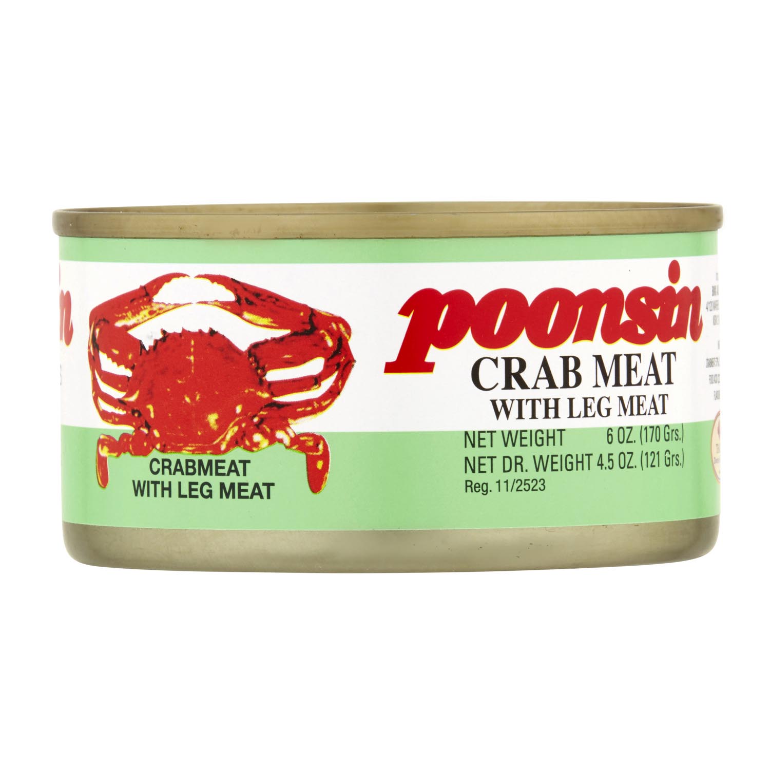 Poonsin Crab Meat with Leg Meat 170g