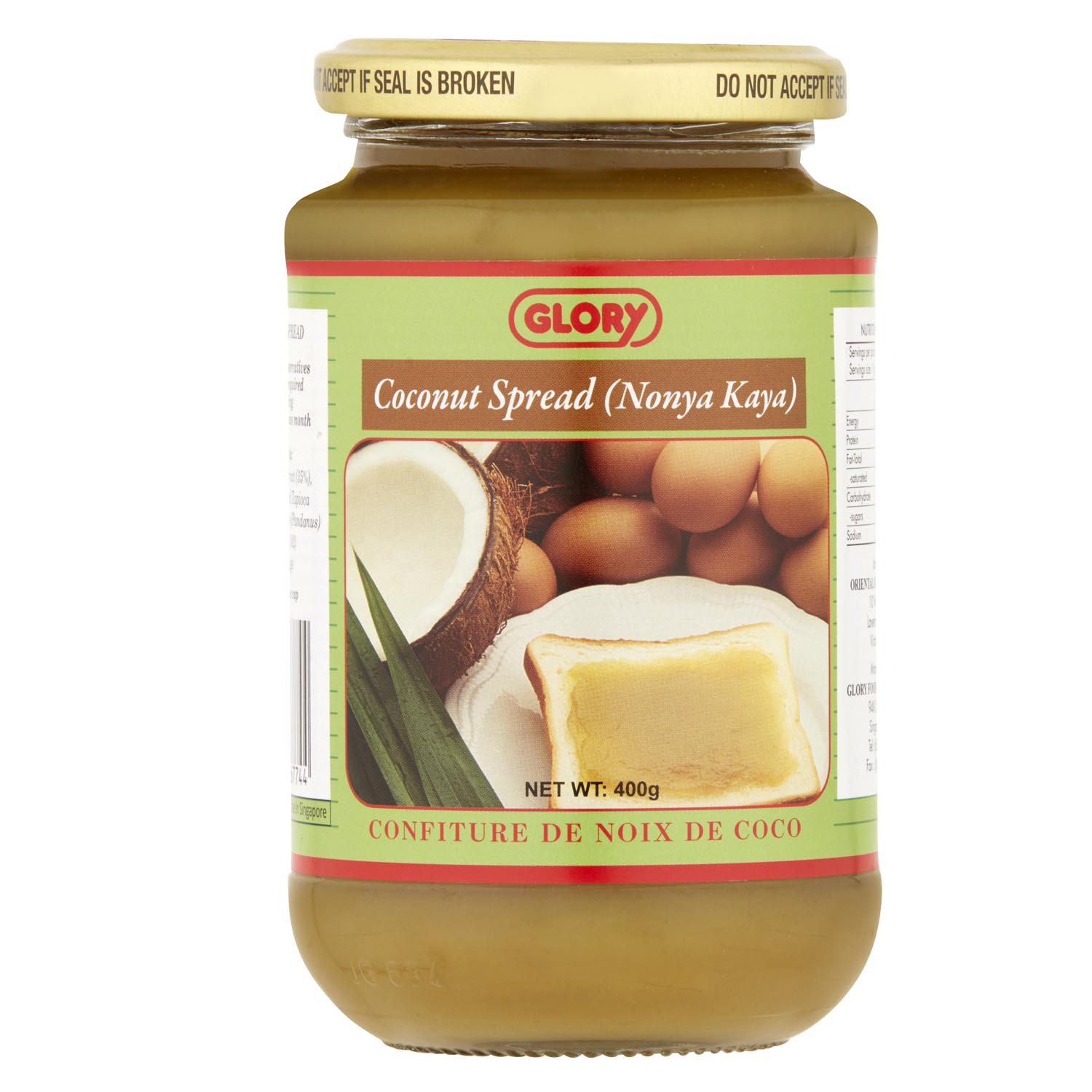 Glory Coconut Spread (Nonya Kaya) 400g