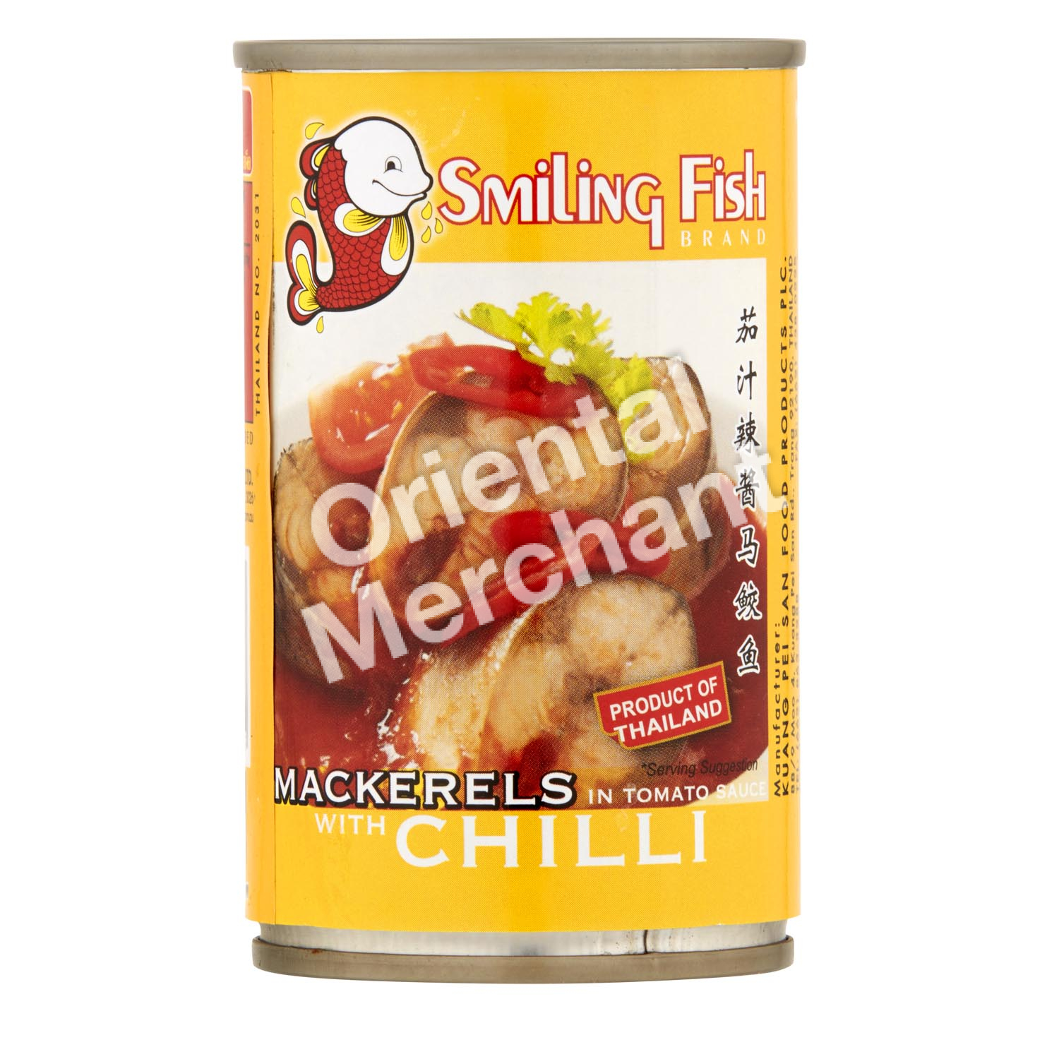Smiling Fish Brand Mackerels in Tomato Sauce with Chilli 155g