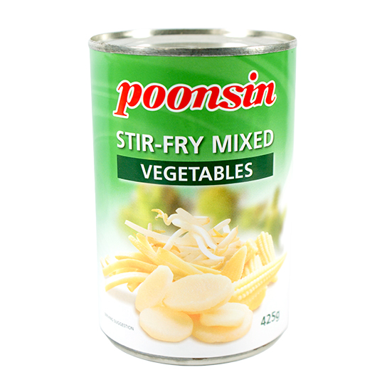 Poonsin Stir-Fry Mixed Vegetables 425g