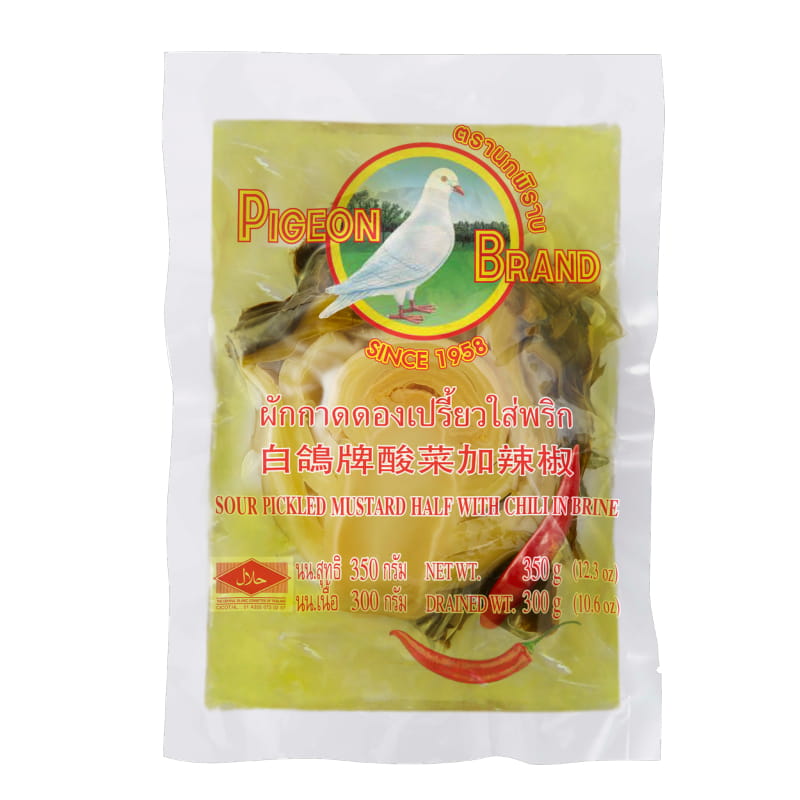 PB PICKLED MUSTARD WITH CHILLI 350G