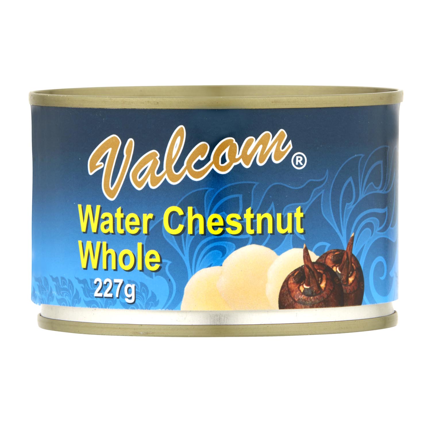 Valcom Water Chestnut Whole 227g