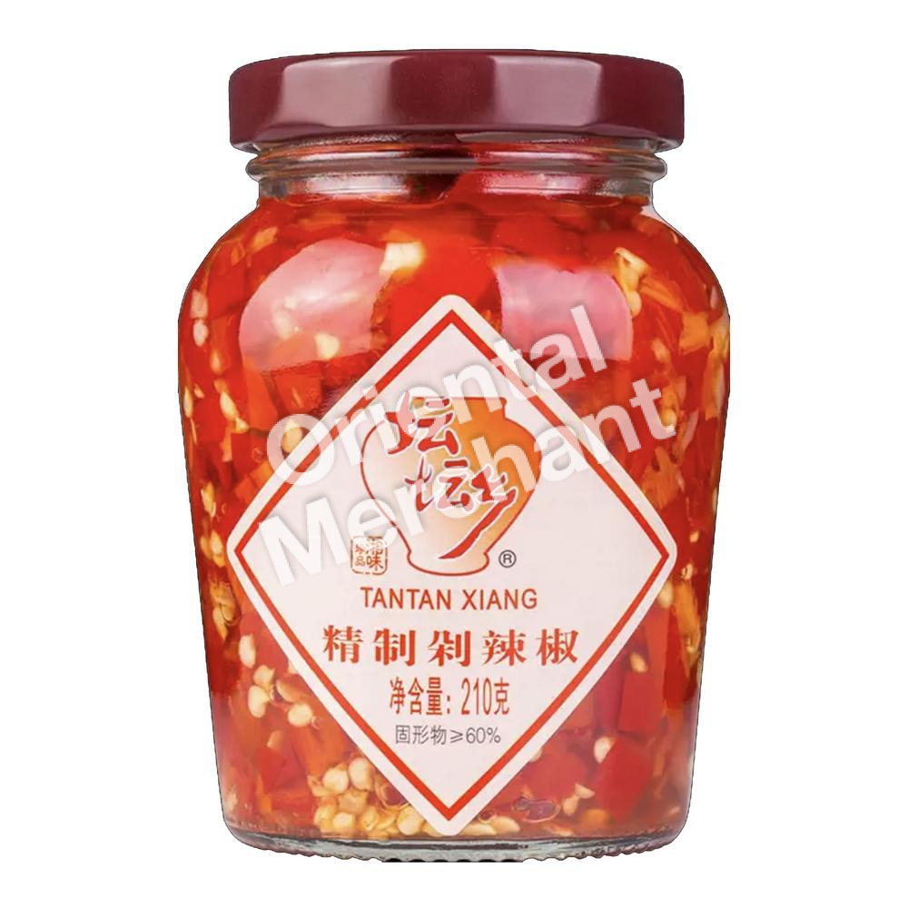 Tan Tan Xiang Chopped Red Chilli in Brine 210g