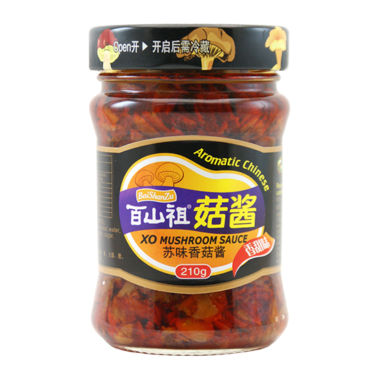BaiShanZu XO Mushroom Sauce (Aromatic Chinese) 210g