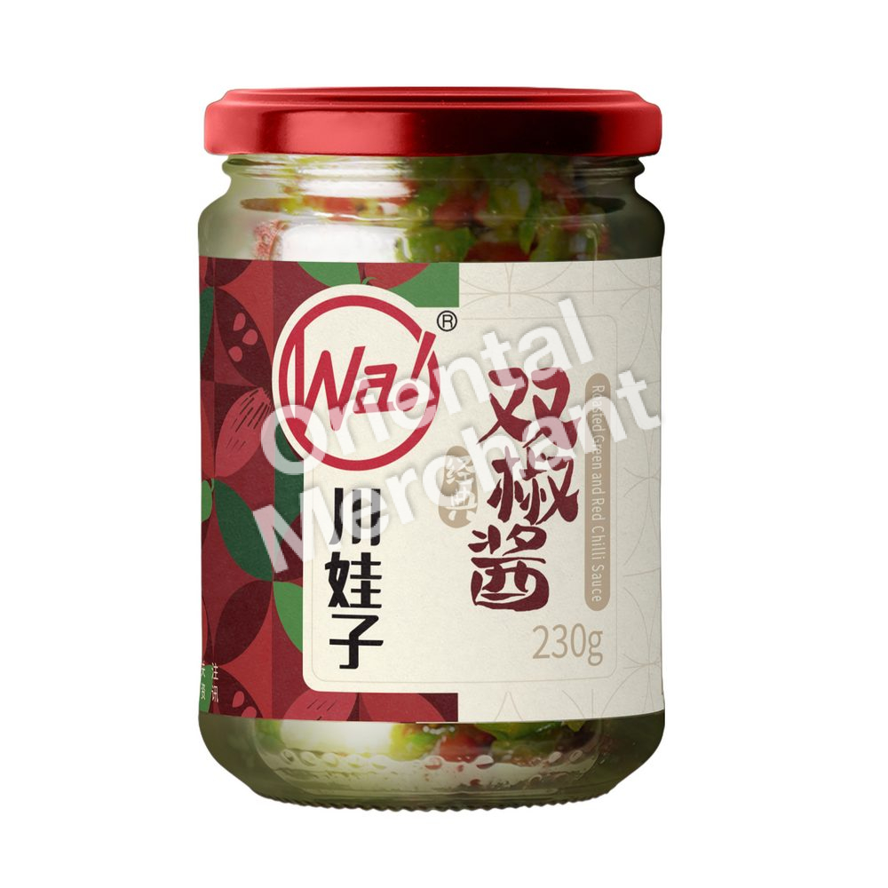 Chuan Wa Zi Roasted Green & Red Chilli Sauce 230g