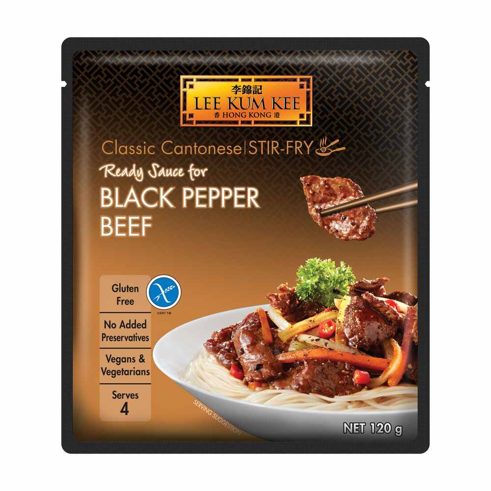 Lee Kum Kee Ready Sauce for Black Pepper Beef Gluten Free 120g