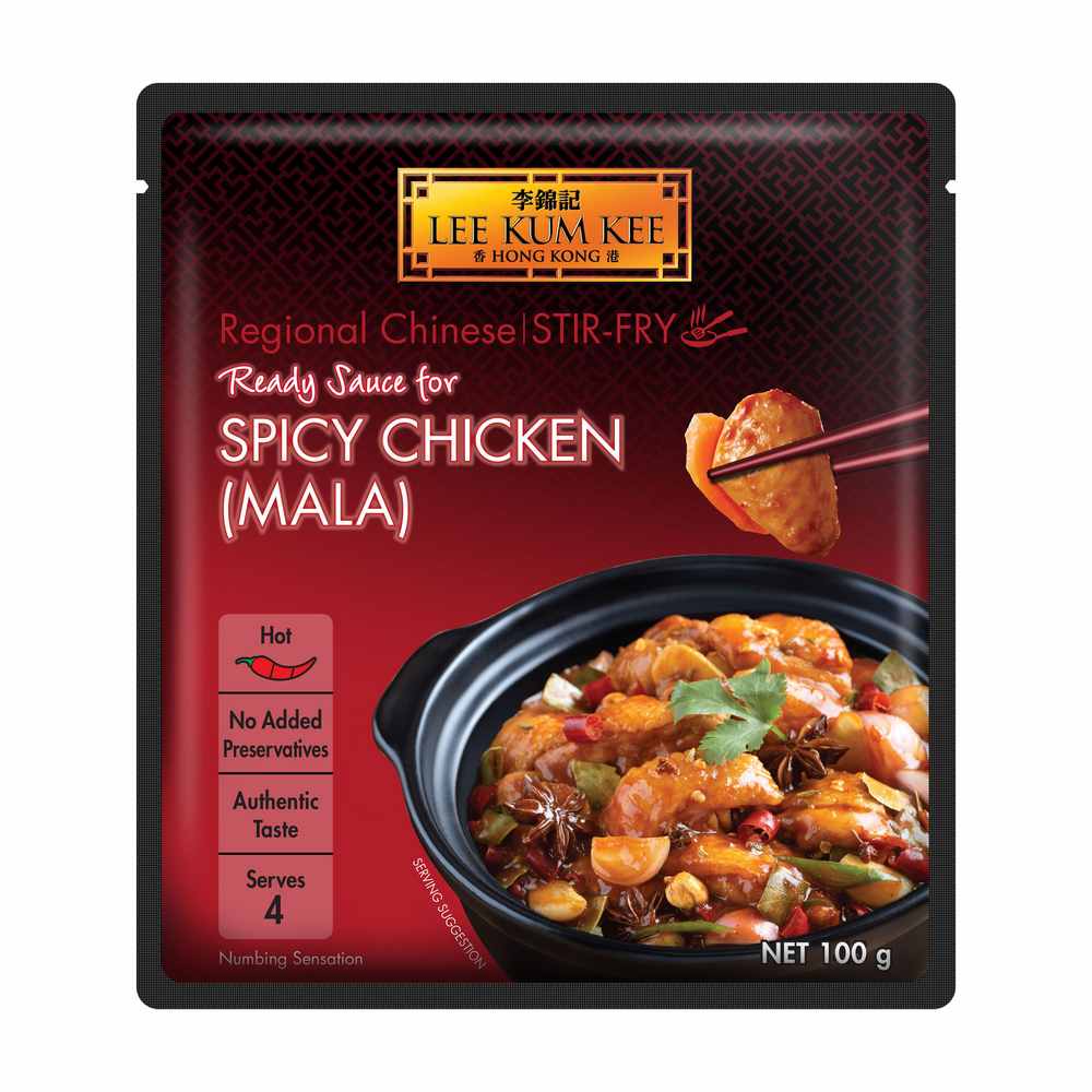 Lee Kum Kee Ready Sauce for Spicy (Mala) Chicken 100g