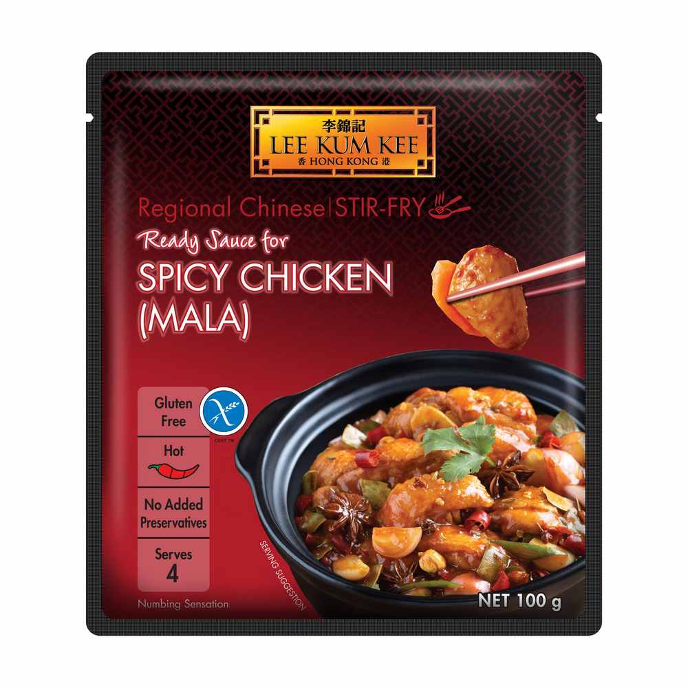 LEE KUM KEE Ready Sauce for Spicy Chicken (Mala) Gluten Free 100g