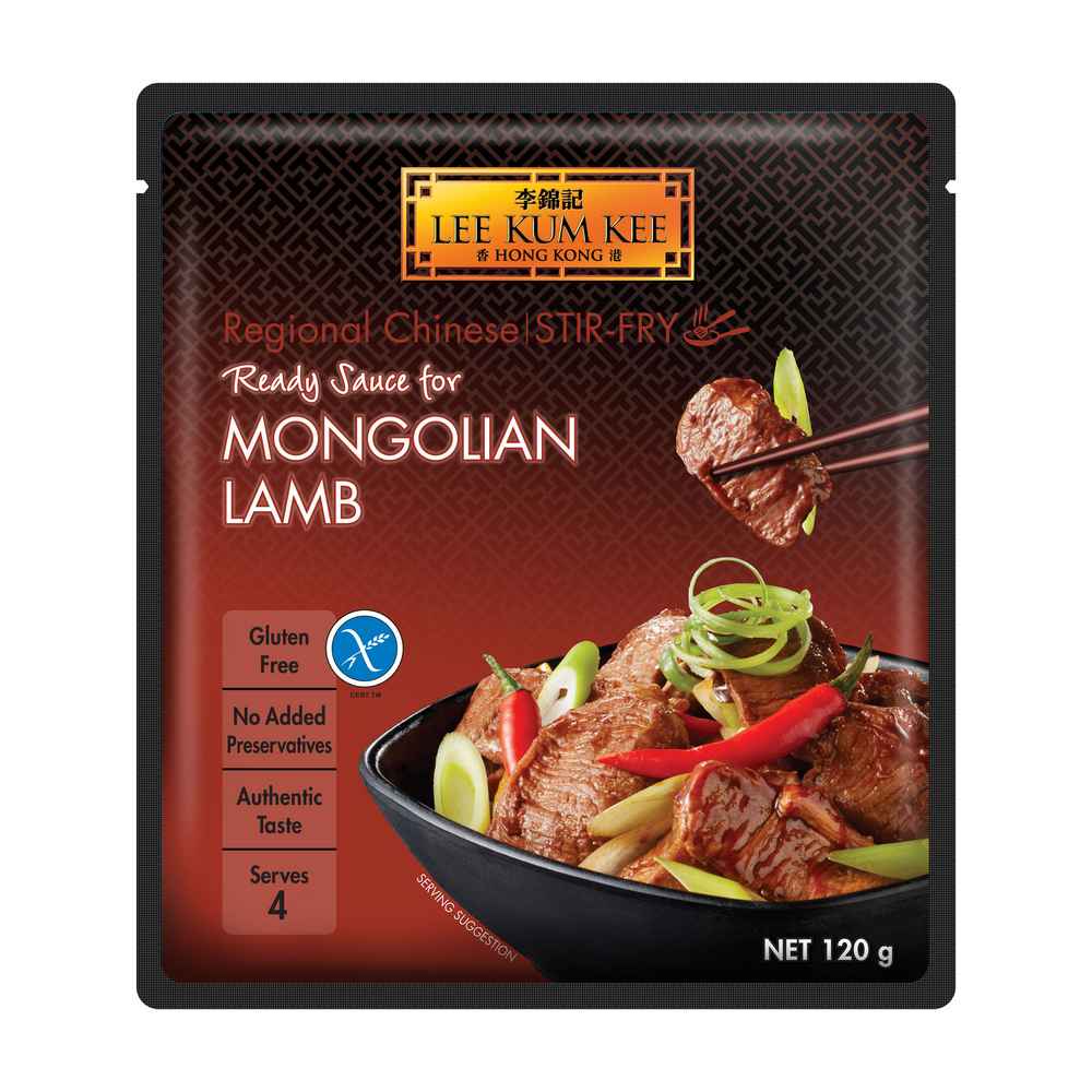 Lee Kum Kee Ready Sauce for Mongolian Lamb Gluten Free 120g