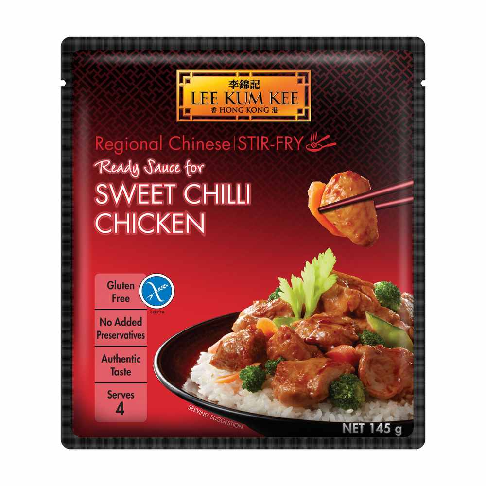 Lee Kum Kee Ready Sauce for Sweet Chilli Chicken Gluten Free 145g