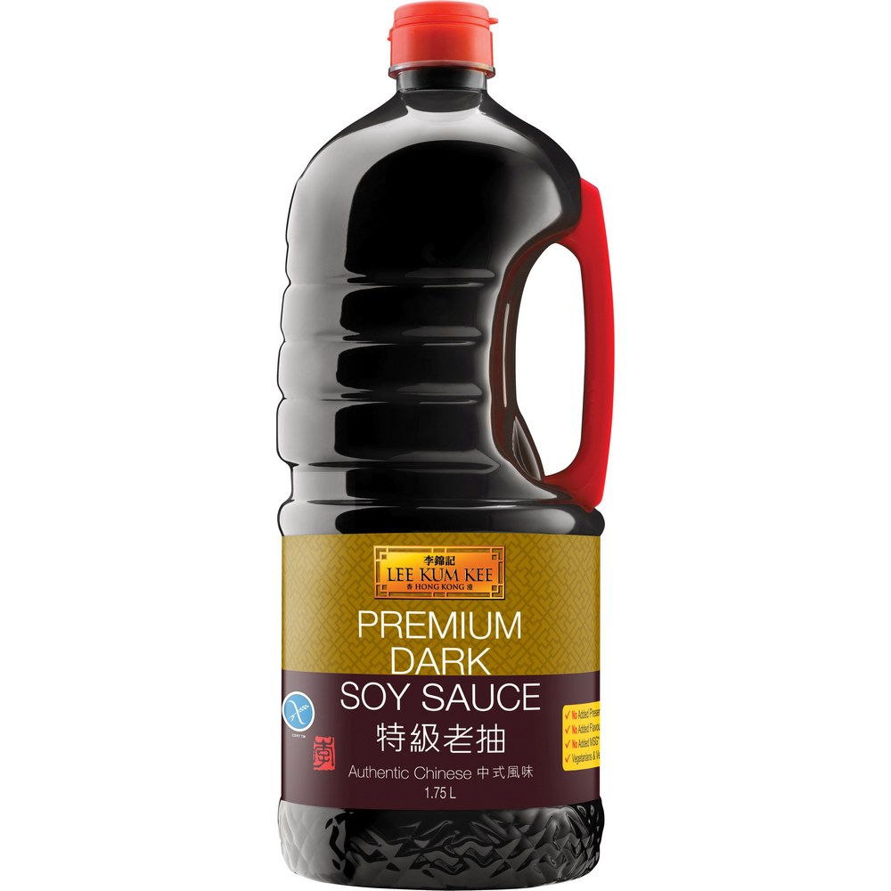 Lee Kum Kee Premium Dark Soy Sauce Gluten Free 1.75L