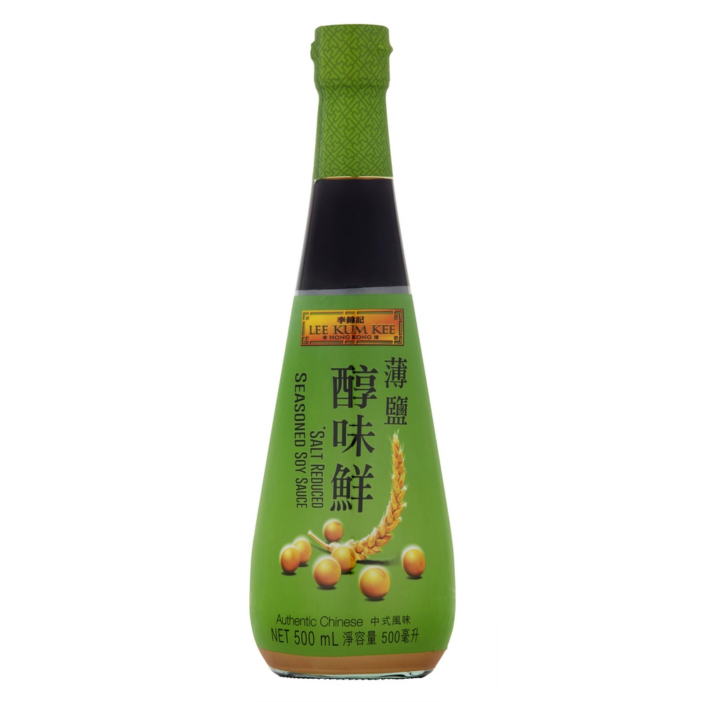 Lee Kum Kee Salt Reduced Seasoned Soy Sauce 500mL