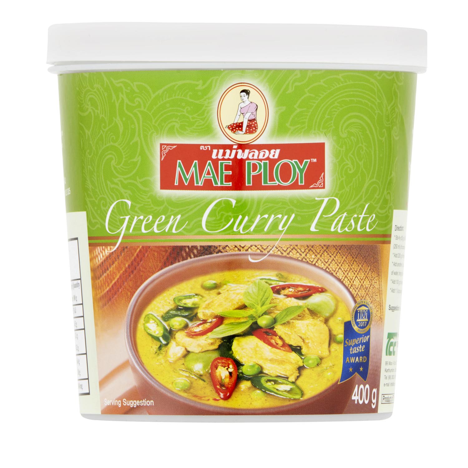 Mae Ploy Green Curry Paste 400g