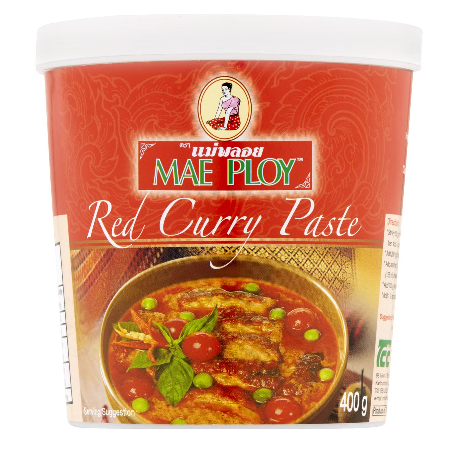 Mae Ploy Red Curry Paste 400g