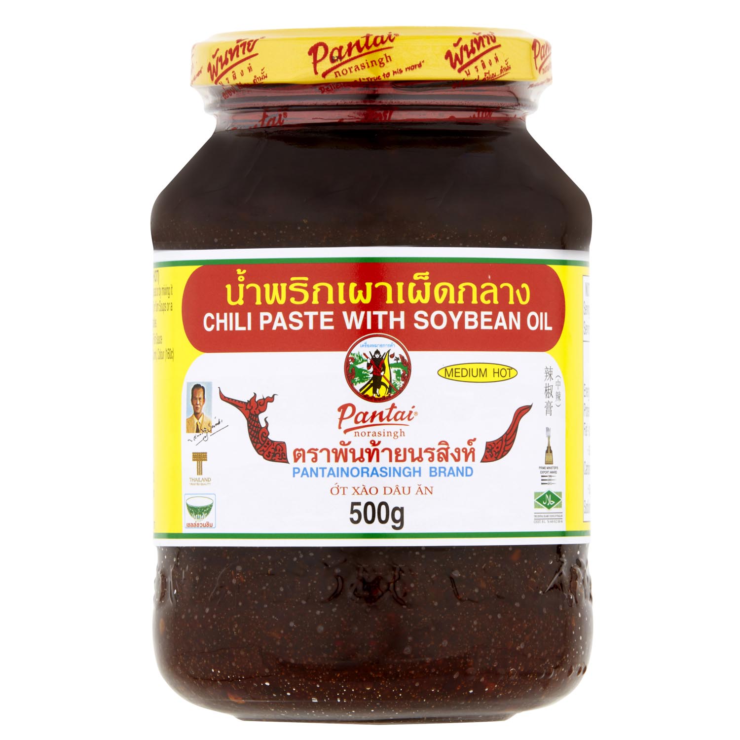Pantai Chili Paste with Soybean Oil 500g