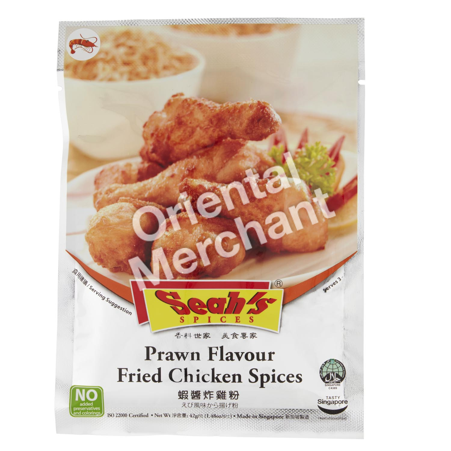 Seah's Prawn Flavour Fried Chicken Spices 42g