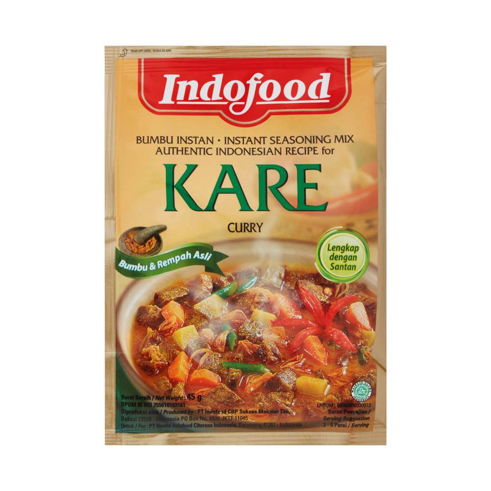 Indofood Instant Seasoning Mix for Kare (Curry) 45g