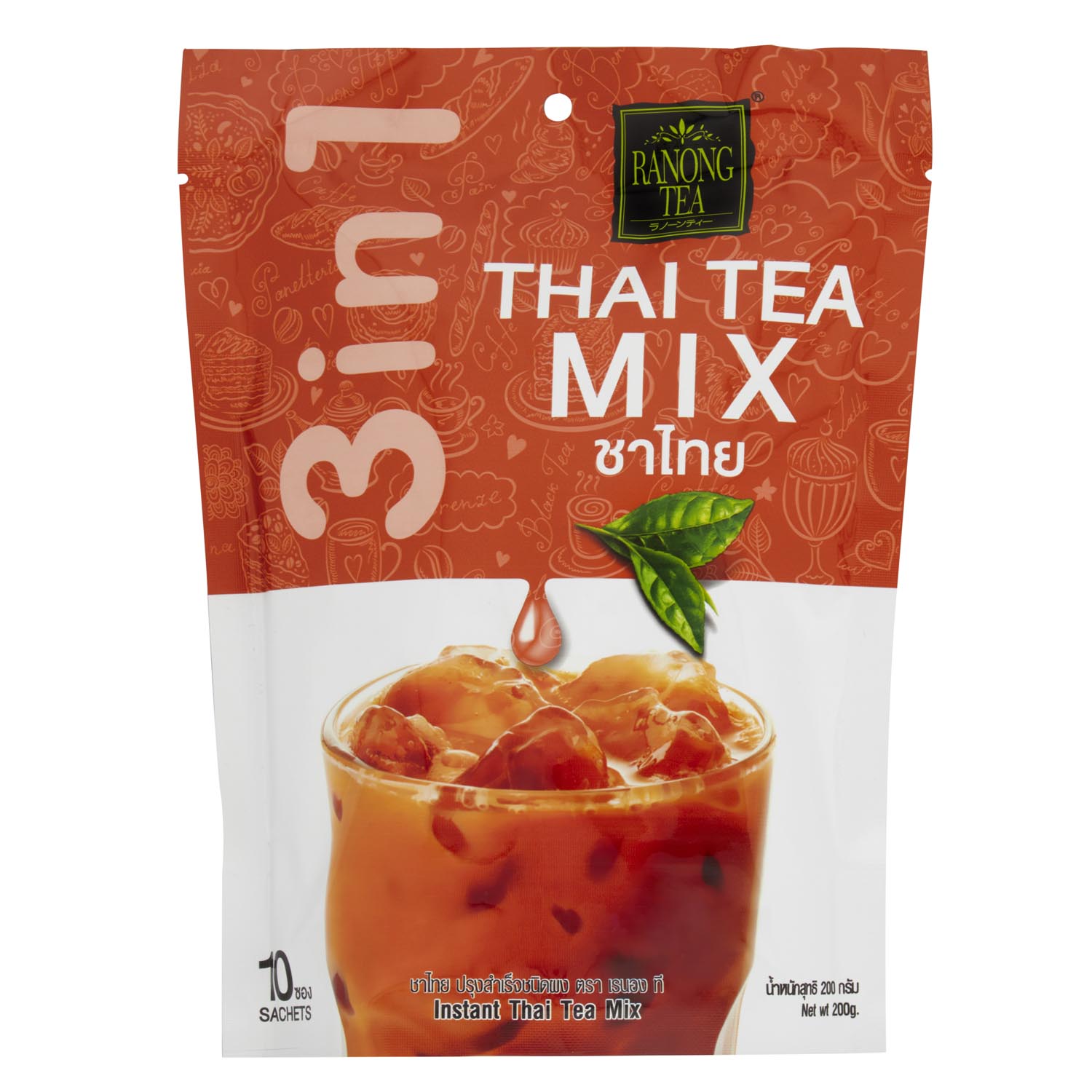 Ranong Tea 3in1 Thai Tea Mix 200g