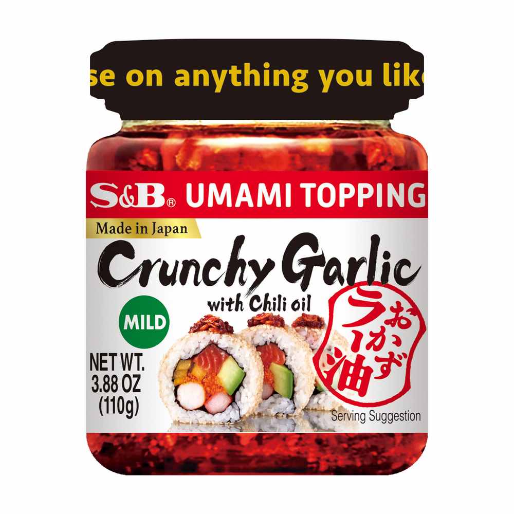 S&B Umami Topping Crunchy Garlic with Chilli Oil Mild