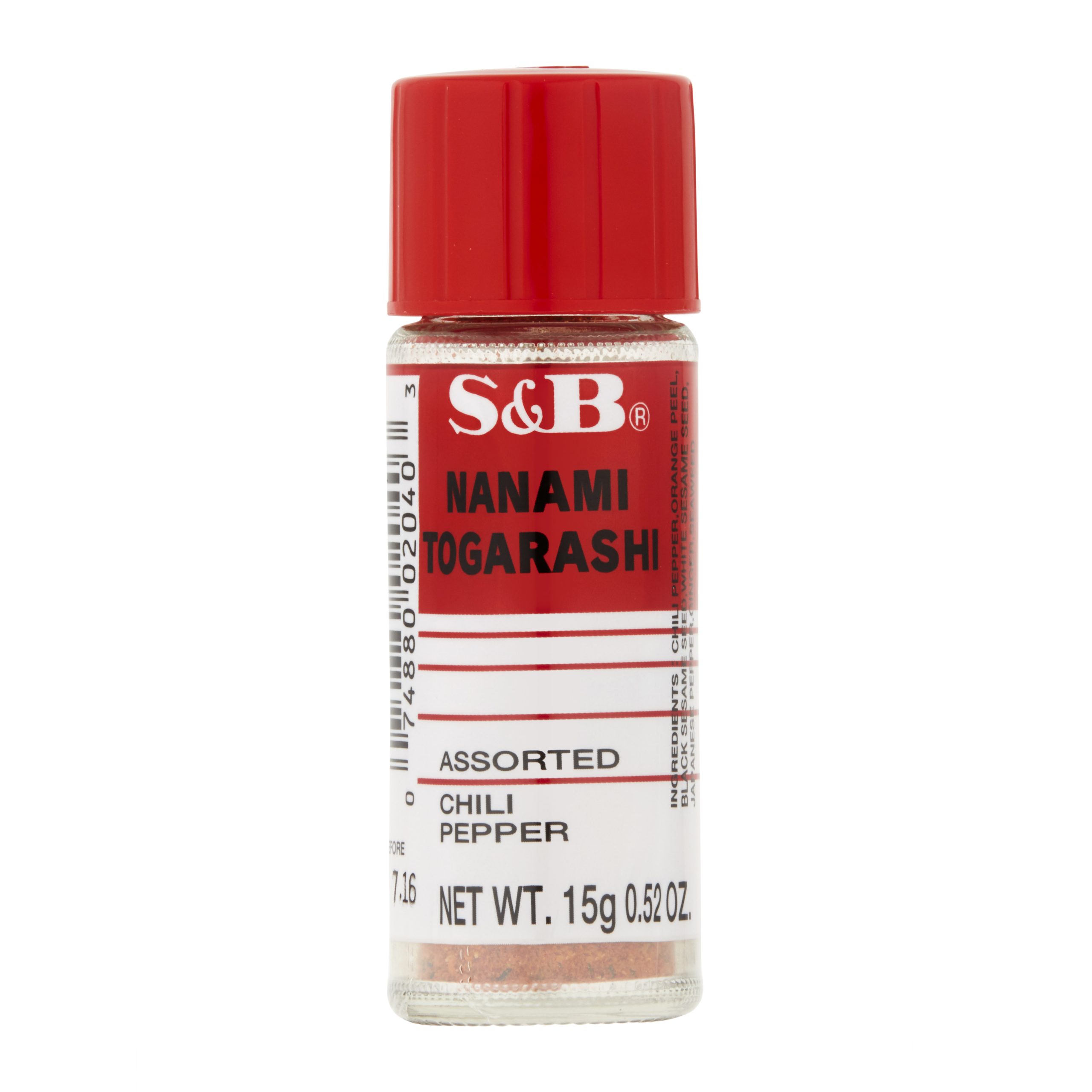 S&B Assorted Chili Pepper (Nanami Togarashi) 15g