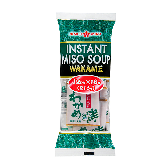 Hikari Miso Instant Miso Soup Wakame 18gx12packs